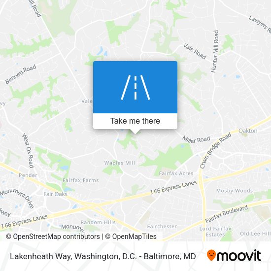 Lakenheath Way map