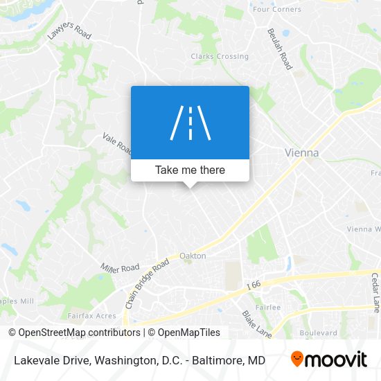 Lakevale Drive map
