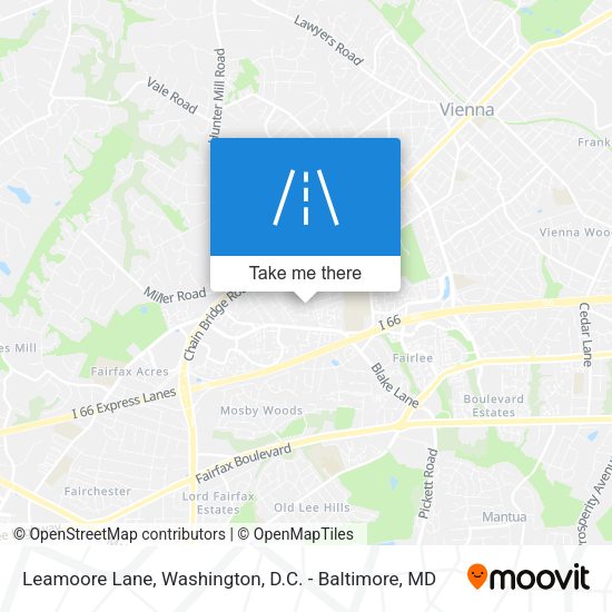 Leamoore Lane map