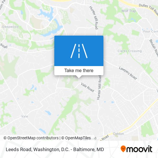 Leeds Road map