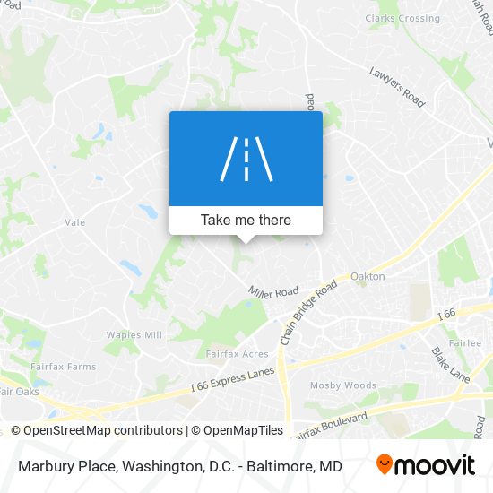 Marbury Place map