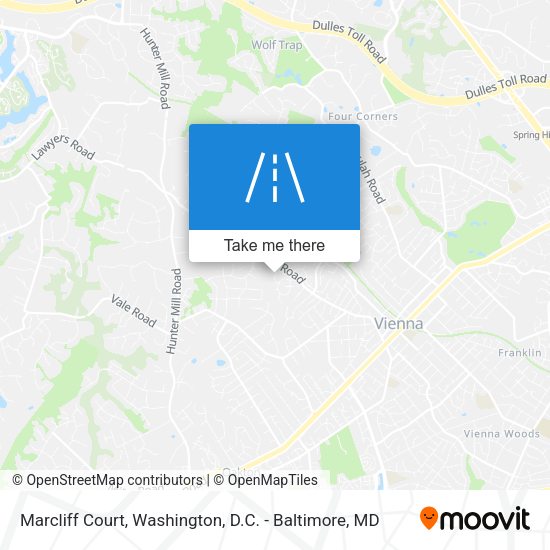 Marcliff Court map