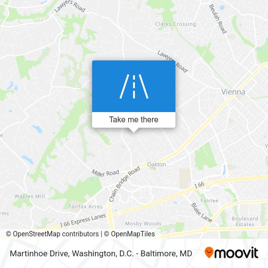 Martinhoe Drive map