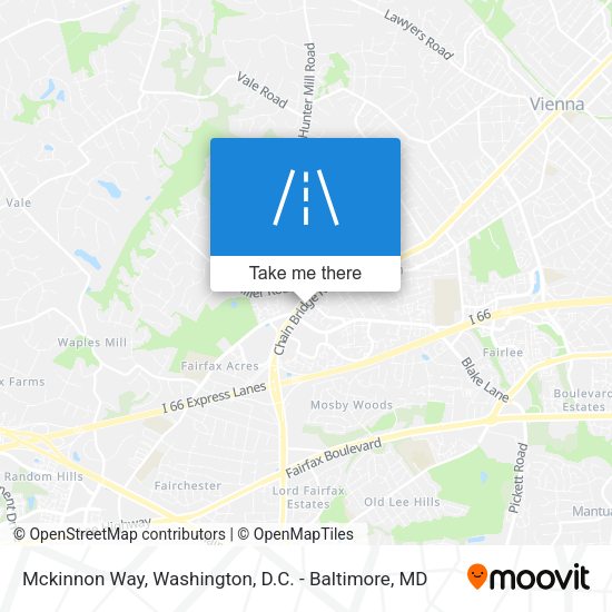 Mckinnon Way map