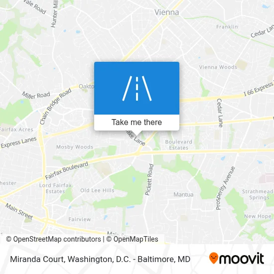 Miranda Court map