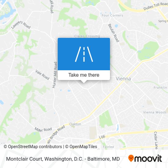 Montclair Court map