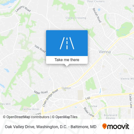 Mapa de Oak Valley Drive