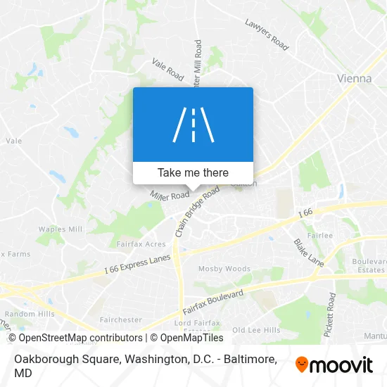 Oakborough Square map