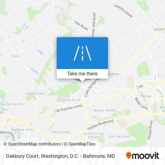 Oakbury Court map