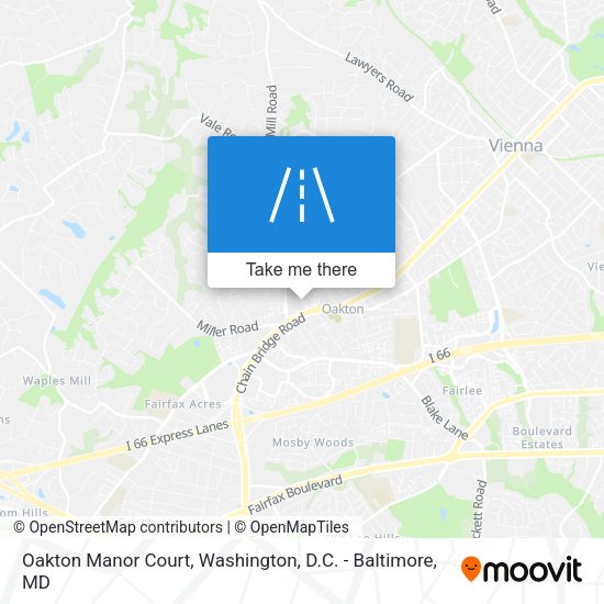 Oakton Manor Court map