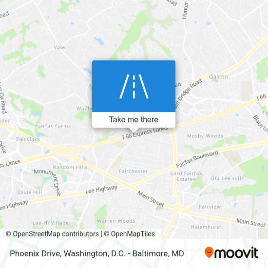 Phoenix Drive map