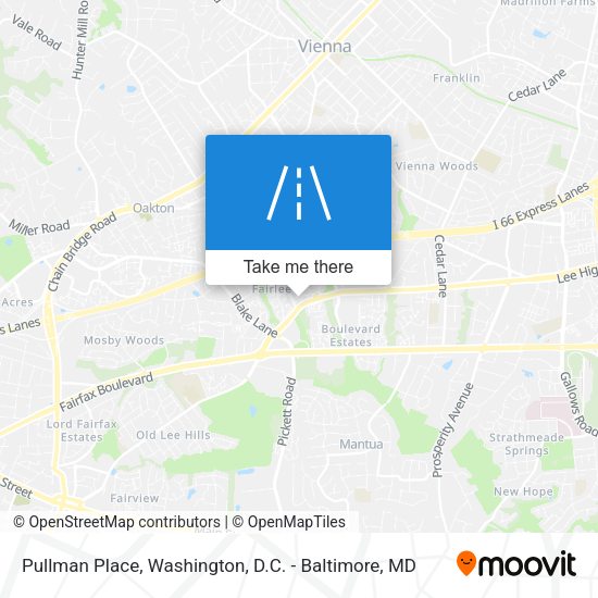 Pullman Place map