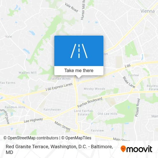 Red Granite Terrace map