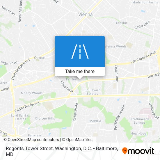 Regents Tower Street map