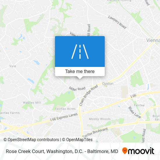 Mapa de Rose Creek Court