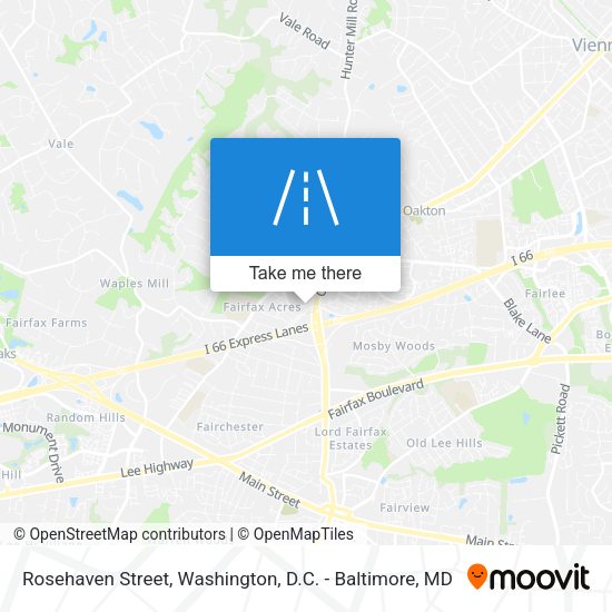 Rosehaven Street map