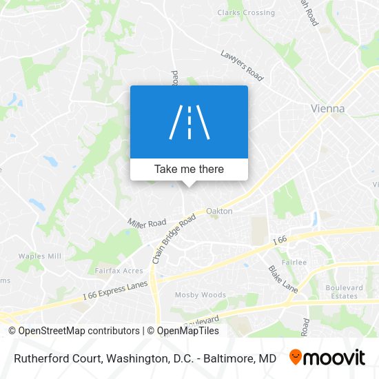 Mapa de Rutherford Court