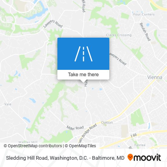 Mapa de Sledding Hill Road