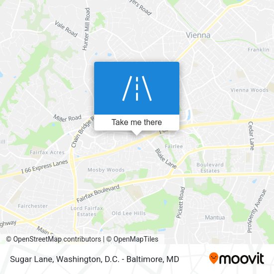 Sugar Lane map