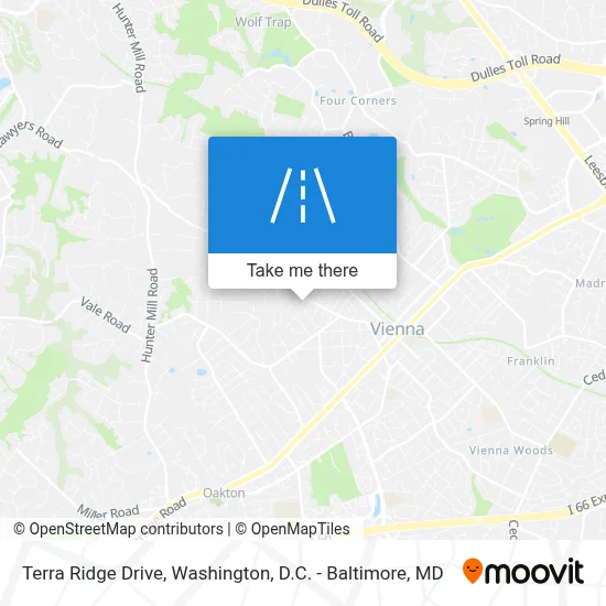 Terra Ridge Drive map