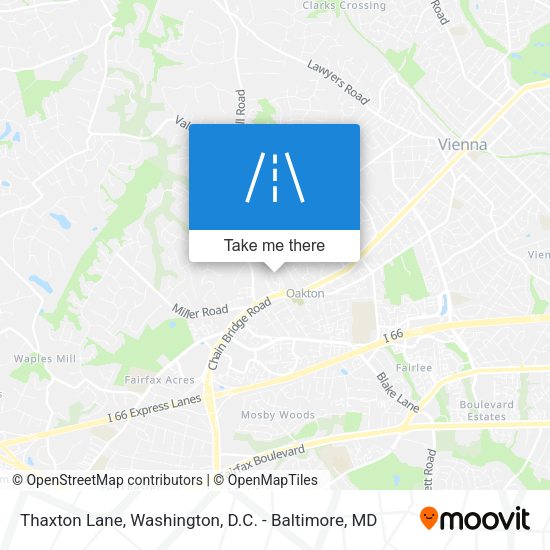 Thaxton Lane map