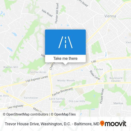 Trevor House Drive map