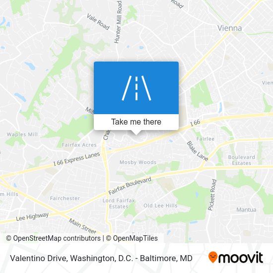 Valentino Drive map