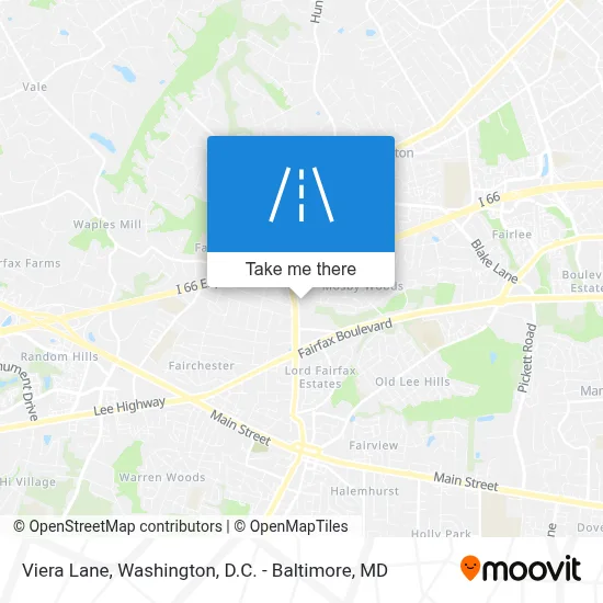 Viera Lane map