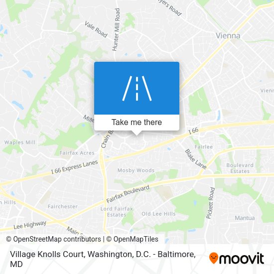 Village Knolls Court map