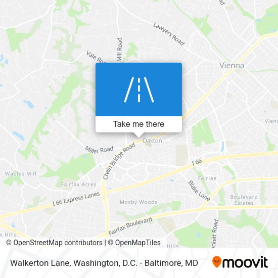 Walkerton Lane map
