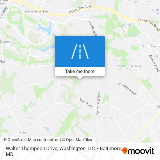 Walter Thompson Drive map