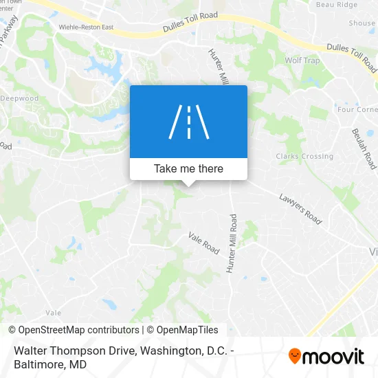 Walter Thompson Drive map