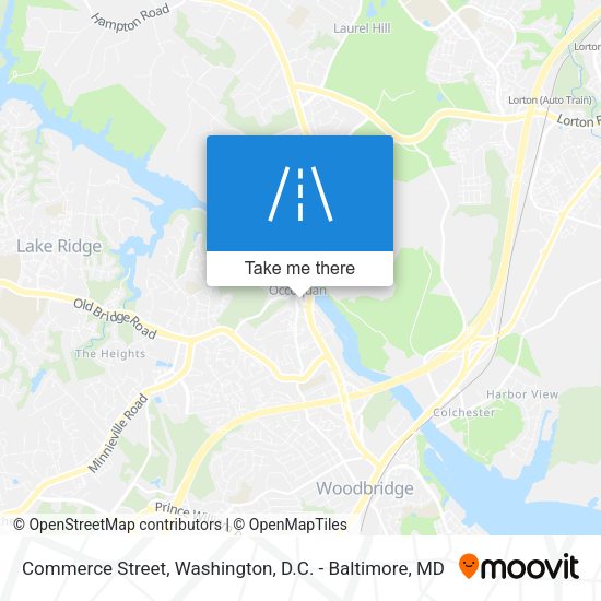 Mapa de Commerce Street
