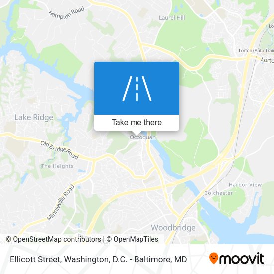 Ellicott Street map