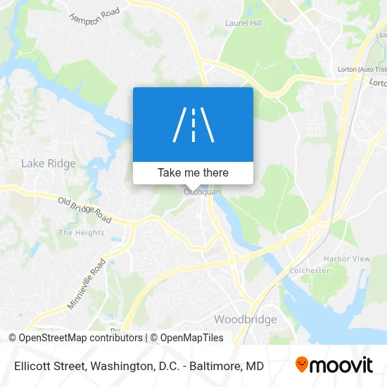 Ellicott Street map
