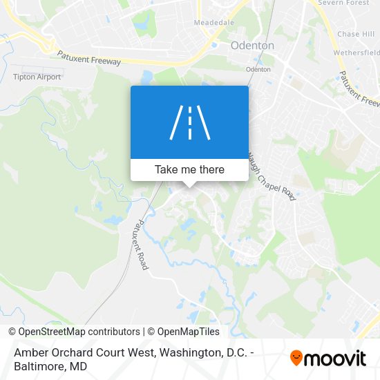 Mapa de Amber Orchard Court West