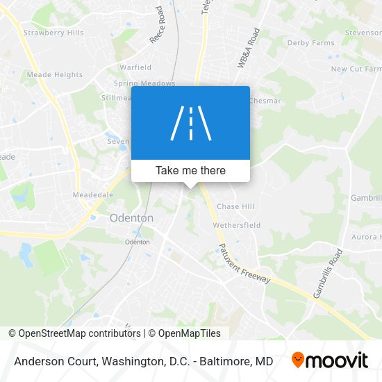 Mapa de Anderson Court