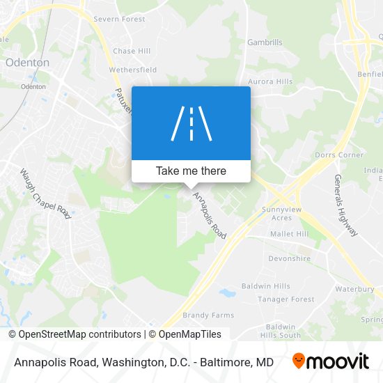 Annapolis Road map