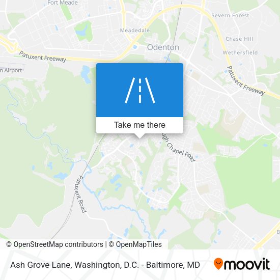 Ash Grove Lane map