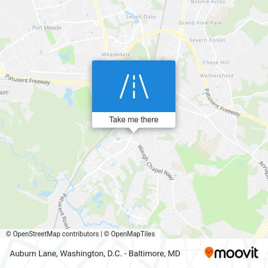 Mapa de Auburn Lane