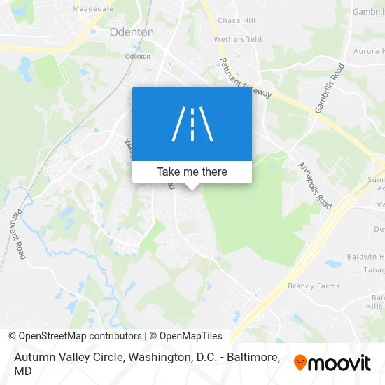 Autumn Valley Circle map