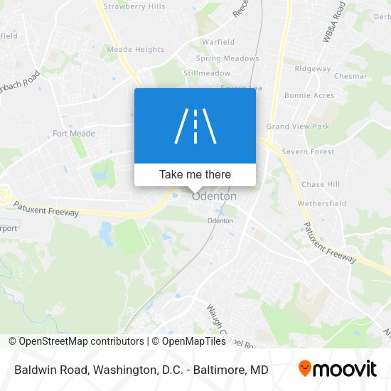 Baldwin Road map