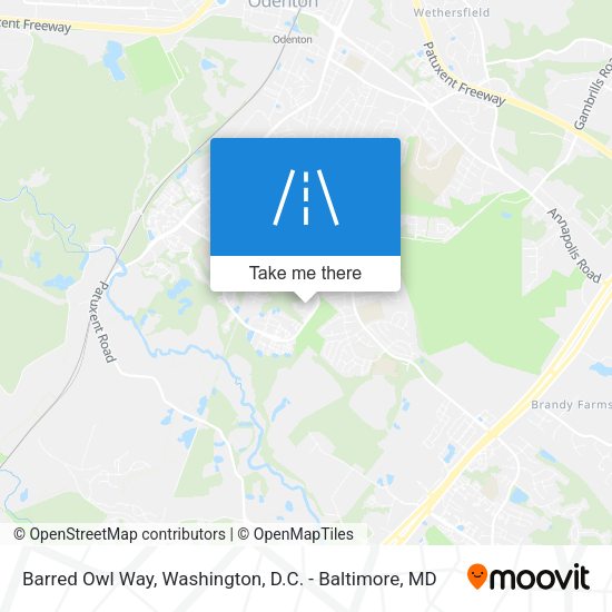 Mapa de Barred Owl Way