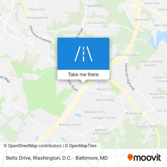 Belts Drive map