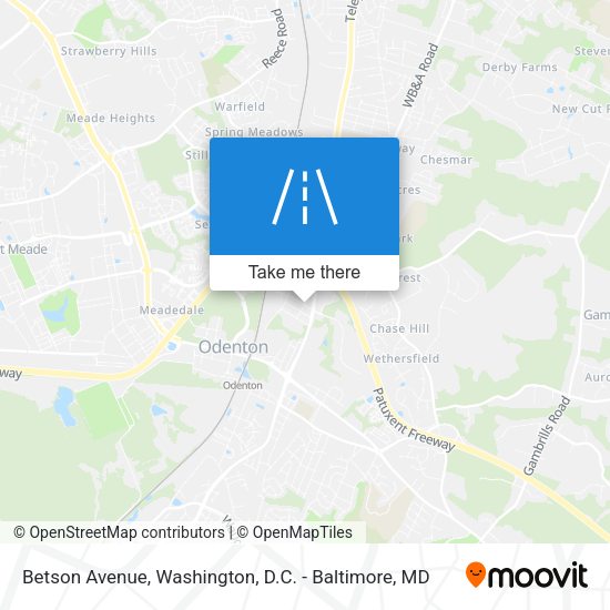 Mapa de Betson Avenue
