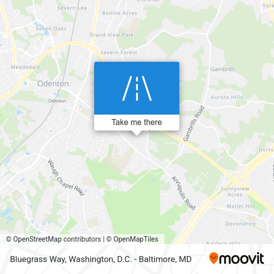 Mapa de Bluegrass Way