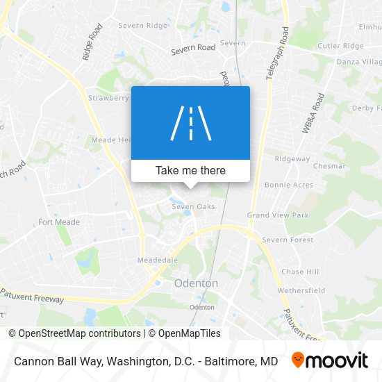 Cannon Ball Way map