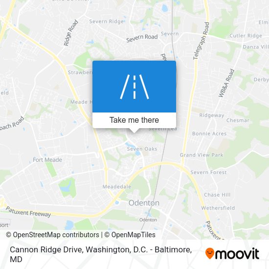 Cannon Ridge Drive map
