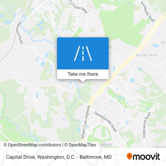 Mapa de Capital Drive
