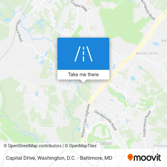 Capital Drive map